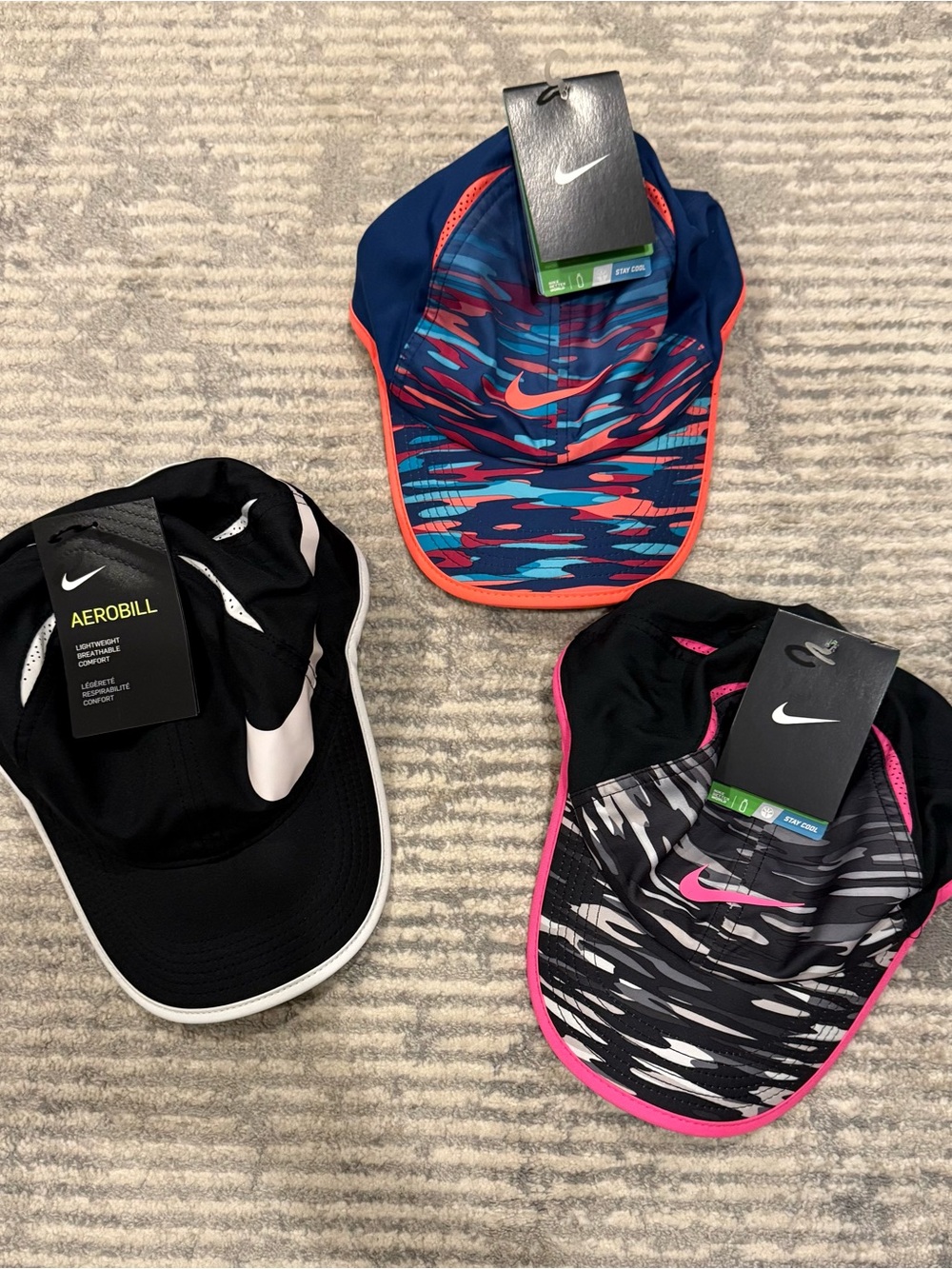 3 Nike Youth Hats - all BNWT